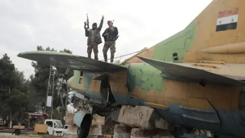 Reuters rebels in Hama military airfield