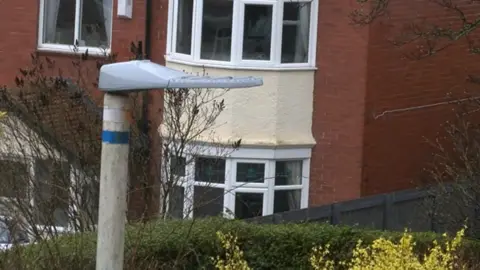 BBC A street light in Gateshead