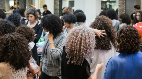 The Hair Addict A training session organised by Hair Addict for salons and stylists in Egypt (April 2018)
