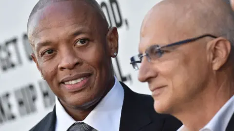 Getty Images Dr Dre and Jimmy Iovine