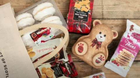 Walkers Shortbread Screen grab of Walkers Shortbread website