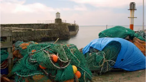 Getty Images Scottish fishing port