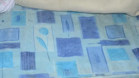 Derbyshire Police One of the victim's beds in Rutland Street, Derby