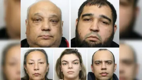 Derbyshire Police Members of human trafficking gang