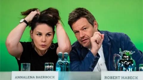 Getty Images Greens leaders, Leipzig, 10 Nov 18