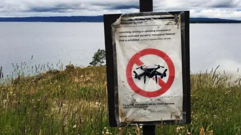 Getty Images Banned drones poster