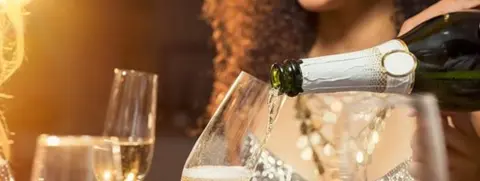 Getty Images Drinking at New Year