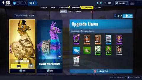 EPic Games Fortnite store