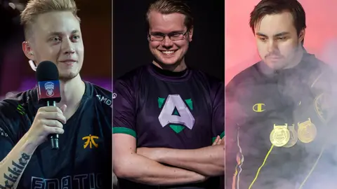 Getty Images Martin Larsson, Adam Lindgren and Pierre Silfver