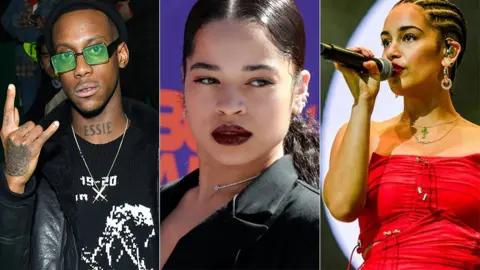 Getty Images Octavian, Ella Mai, Jorja Smith