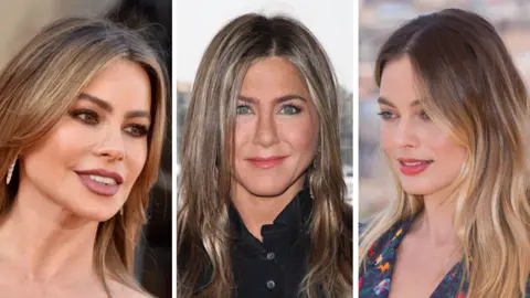 Getty Images Sofia Vergara, Jennifer Aniston and Margot Robbie were all among the top-earning actresses
