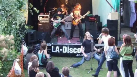 Lee Denny Lee's first back garden festival