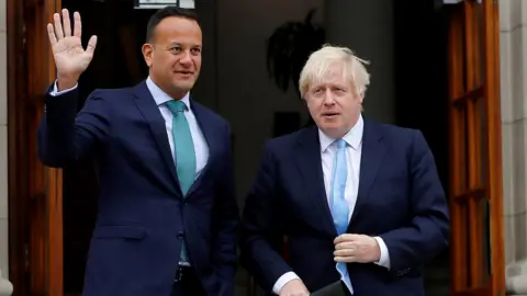 Reuters Leo Varadkar and Boris Johnson