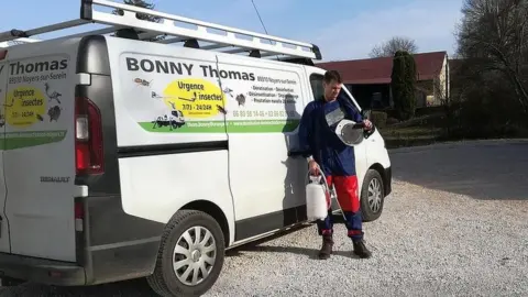 Thomas Bonny Pest controller Thomas Bonny in Burgundy, France