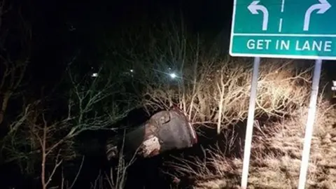 North Yorkshire Police Scene of accident
