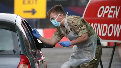 PA Media testing at Glasgow Airport
