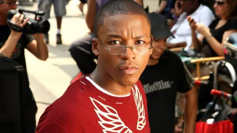 Getty Images Lupe during the video shoot for Day Dreaming