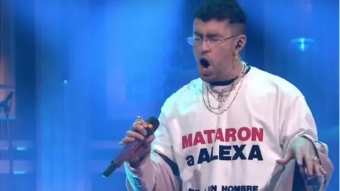 YouTube / Jimmy Fallon Bad Bunny