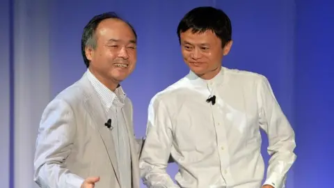 Getty Images Jack Ma and Masayoshi Son