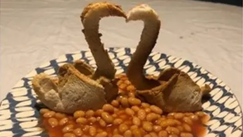 Gil Privett Gil Privett's "beautifully plated swans"