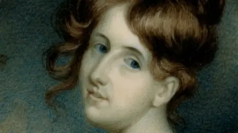 Univerity of Manchester a miniature portrait of a young Elizabeth Gaskell