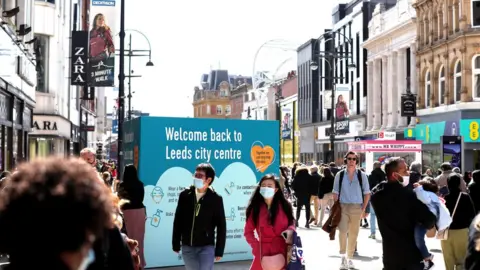 Getty Images Leeds city centre