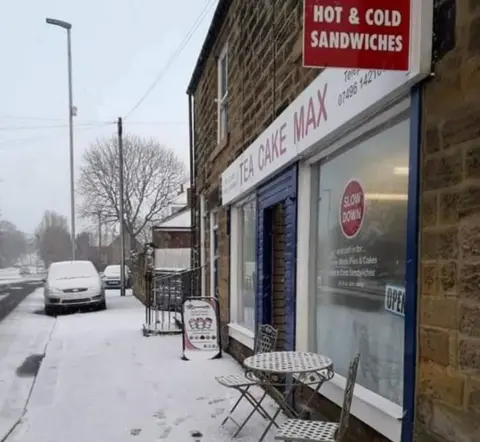 Maxine Palmer Tea Cake Max shop in Holywell