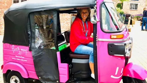 Rosie May Foundation Tuk tuk in Nottinghamshire