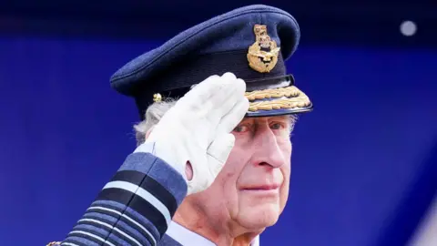 Danny Lawson/Pool via Reuters Prince Charles at Cranwell graduation ceremony