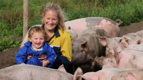 Anna Longthorp Pig farmer Anna Longthorp