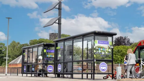 BBC Solar powered bus stop