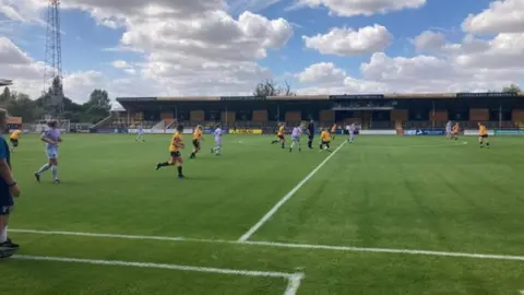 John Fairhall/BBC Cambridge United v Norwich City women's game