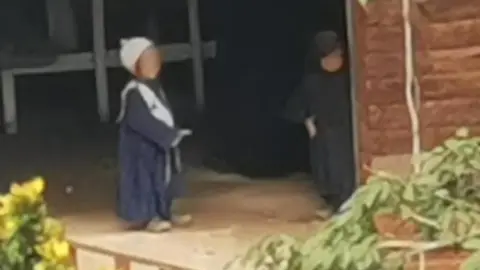 Raffi Berg Surveillance picture of children in Lev Tahor compound in Mexico