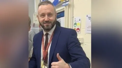 LEE HUMPHREYS  Pupils at Pencoedtre High School have nicknamed him Mr Chips