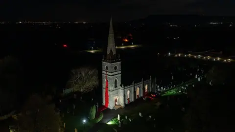 Nigel McFarland poppies in tower at night