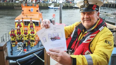 Ceri Oakes Howard Fields, Coxswain of Whitby RNLI and the volunteer crew