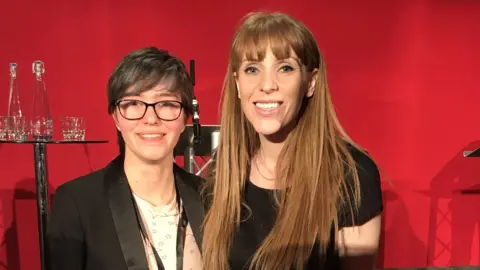 Saffron Anderton Saffron with Angela Rayner