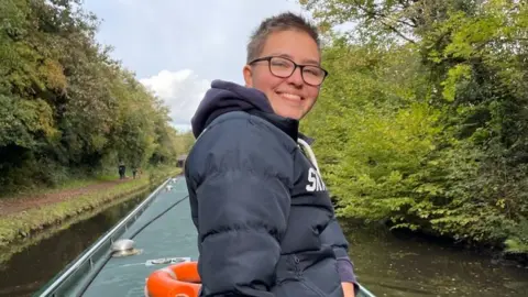 Saffron Anderton Saffron on a boat