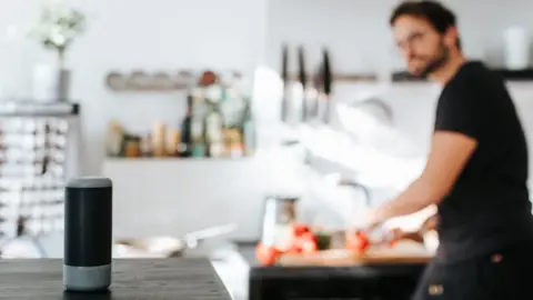 Getty Images Voice assistant in a kitchen