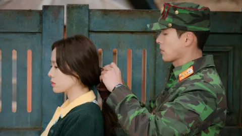 CJ ENM Hyun Bin and Son Ye-jin in Crash Landing on You