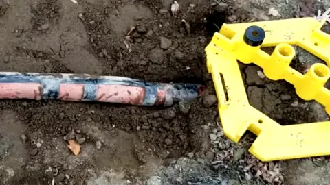 GE Research The GE earthworm robot being field tested