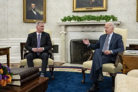 Getty Images Kevin McCarthy and Joe Biden