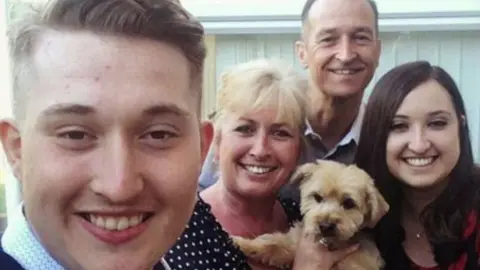 BBC Josh Hendy and his family