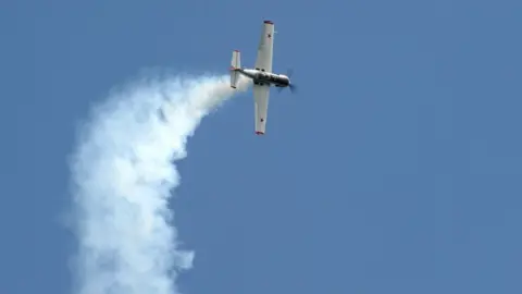 Bournemouth Air Festival Paul Farmer and his solo Yakovlev 50!