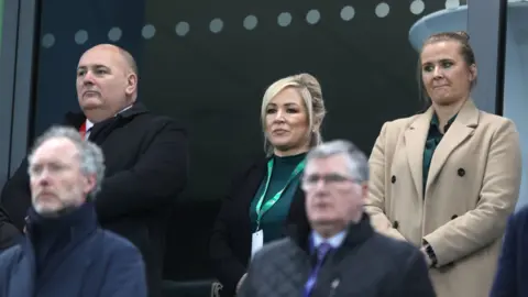 PA Media Michelle O'Neill at Windsor Park