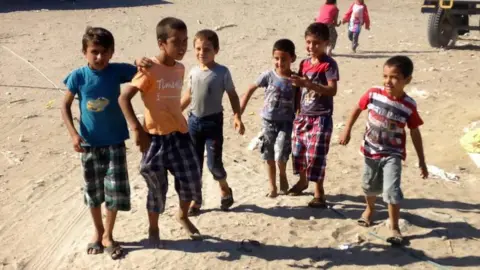Haroon Ali / ABMU Health Board Children at the camp