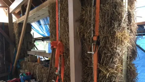 Aberystwyth University Elephant grass house