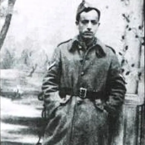 PAVEL POLIAN Marcel Nadjari in Greek military uniform
