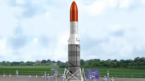 Richard Curtis Rocket replica