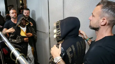 Getty Images Philipp Plein and Floyd Mayweather